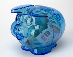 Pension piggy pot
