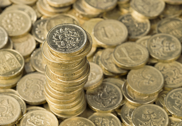 Pound Coin Stack