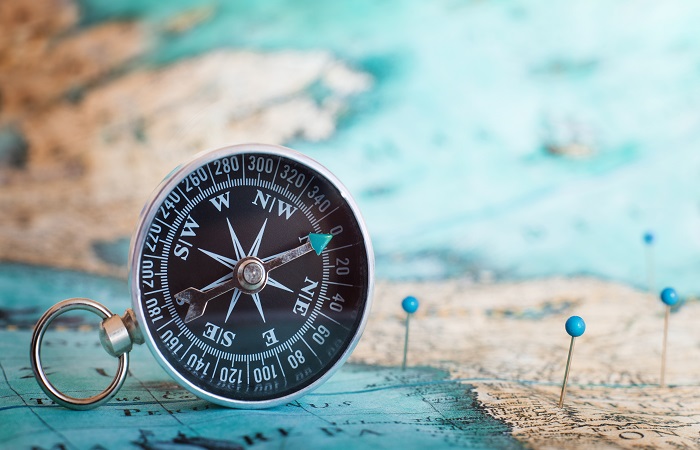 Compass, world, travel
